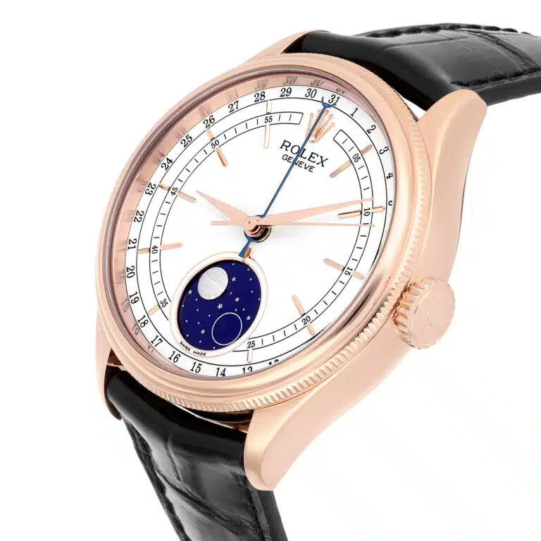 Rolex Cellini 50535-0002 39mm Moonphase White Dial 18K Rose Gold Watch 2019 – image 7