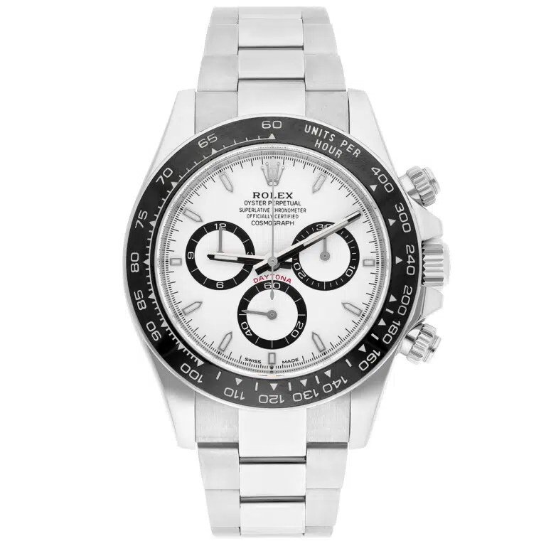 Rolex Daytona 126500ln-0001 40mm White Cosmograph Dial Oyster Stainless Steel Watch