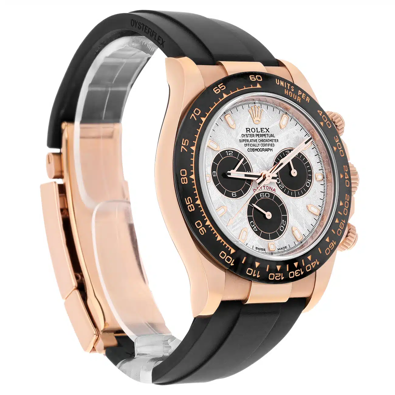 Rolex Daytona 116515LN-0055 Cosmograph Meteorite Dial Oysterflex Rose Gold Watch 2021 – image 4