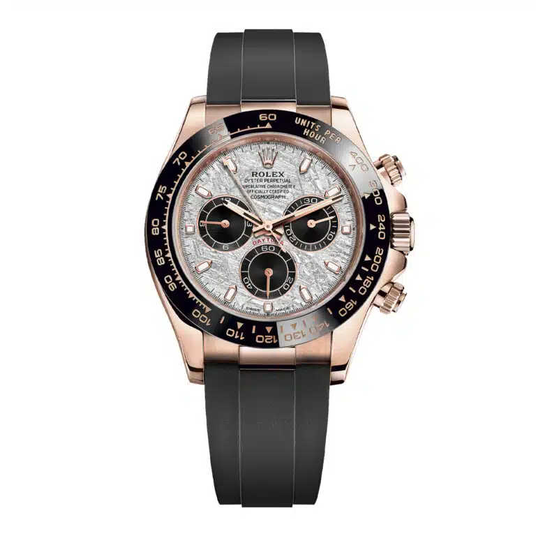 Rolex Daytona 116515LN-0055 Cosmograph Meteorite Dial Oysterflex Rose Gold Watch 2021
