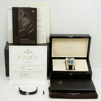Patek Philippe Annual Calendar 5905P-001 platinum watch with box
