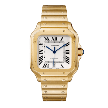 Cartier Santos WGSA0029 39mm Silver Dial Yellow Gold Watch 2023