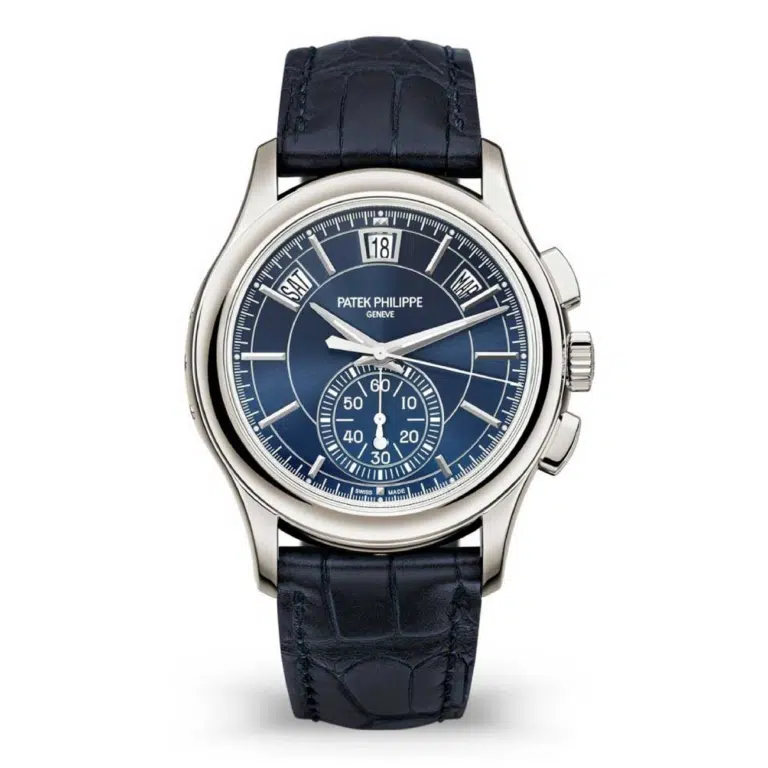 Patek Philippe Annual Calendar 5905P-001 42mm Platinum with Blue Dial Watch - 2018