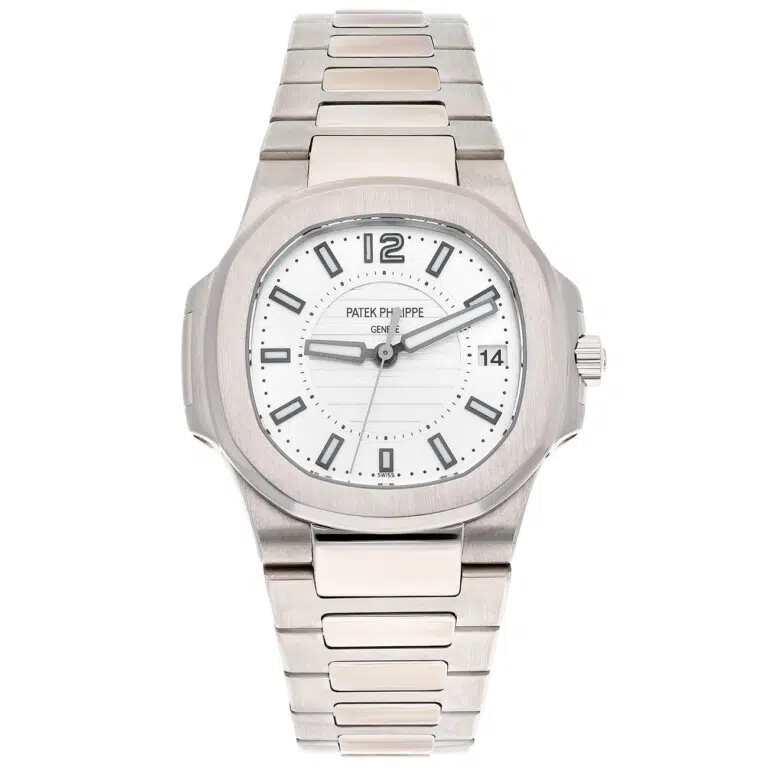 Patek Philippe Nautilus 7011/1G-001 White Dial 18K White Gold Watch