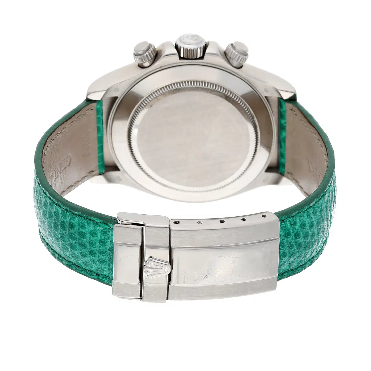 Rolex Cosmograph Daytona 116519 Green Dial Green Strap 18k White Gold Mens Watch – image 8
