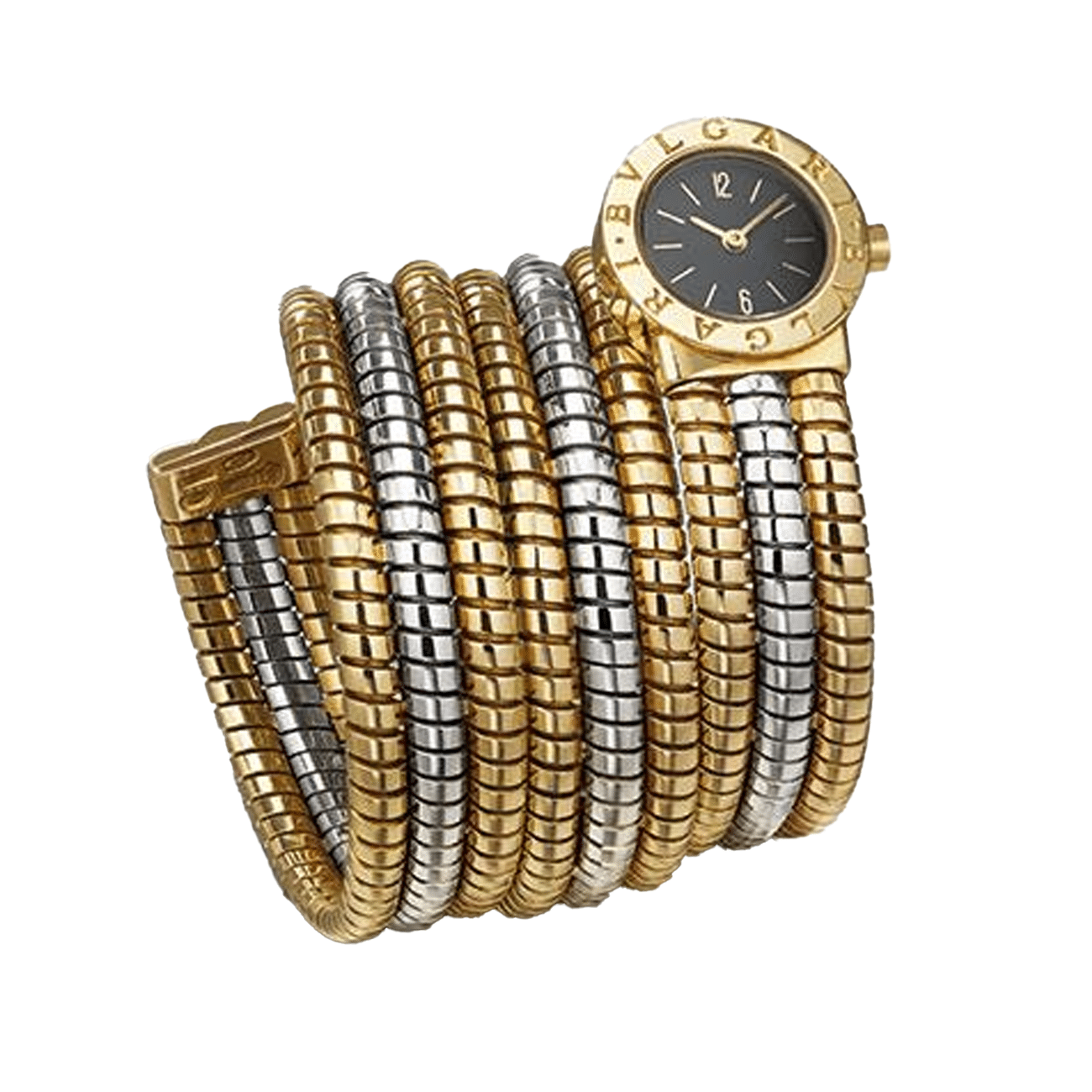 Bvlgari Serpenti Tubogas BB 19 1T Quartz 19mm 18k Tri-Color Gold Ladies Watch