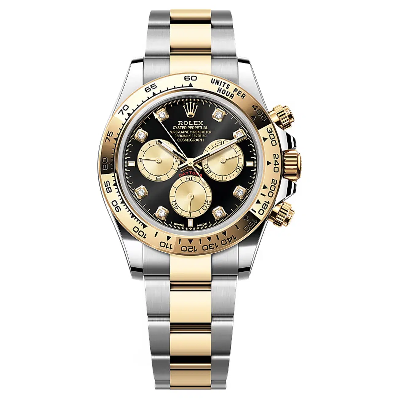 Rolex Daytona 126503-0002 Bright Black And Golden Dial 40 MM Oyster Bracelet