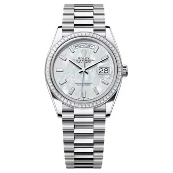 Rolex Day-Date 128396TBR-0022 Mother of Pearl Dial 36 MM President Bracelet