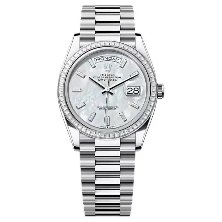 Rolex Day-Date 128396TBR-0022 Mother of Pearl Dial 36 MM President Bracelet