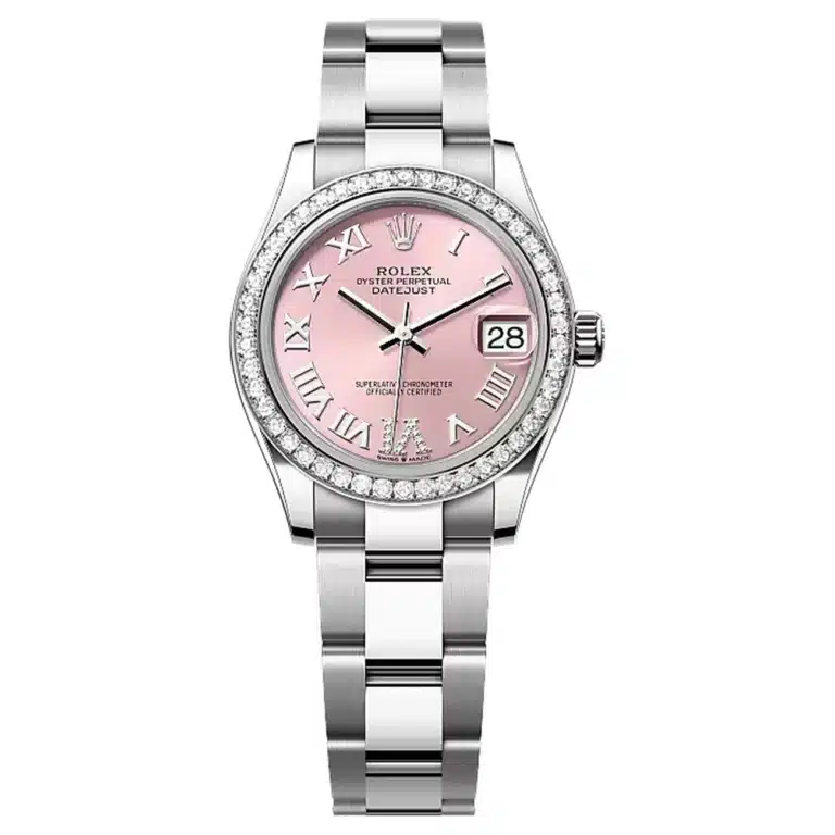 Rolex Datejust 278384RBR-0027 Pink Dial 31 MM Oyster Bracelet