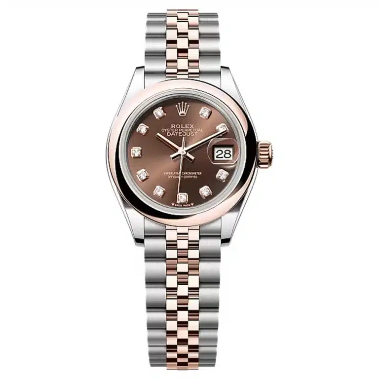 Rolex Lady-Datejust 279161-0011 Chocolate Dial 28 MM Jubilee Bracelet