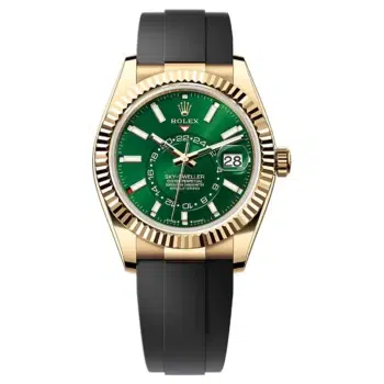 Rolex Sky-Dweller 336238-0004 Bright Green Dial 42 MM Oysterflex