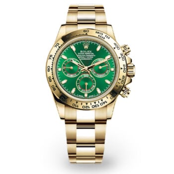Rolex Daytona 116508-0013 Yellow Gold Green Dial “John Mayer”