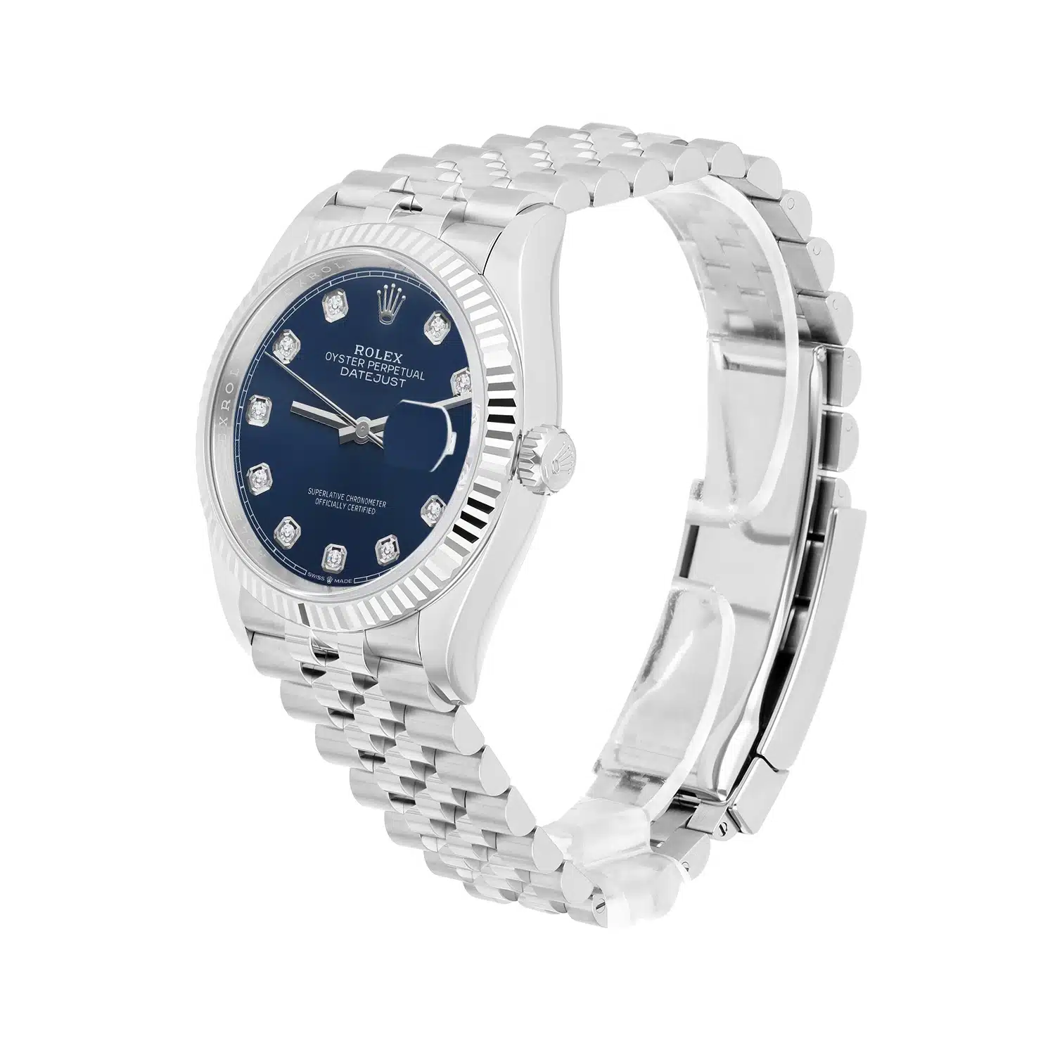Rolex Datejust 126234-0037 36mm Blue Diamond Dial Stainless Steel Watch 2025 – image 5