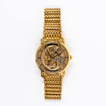 Patek Philippe Calatrava Complications 7180/1J-001 31.5mm Skeleton Dial Yellow Gold Watch