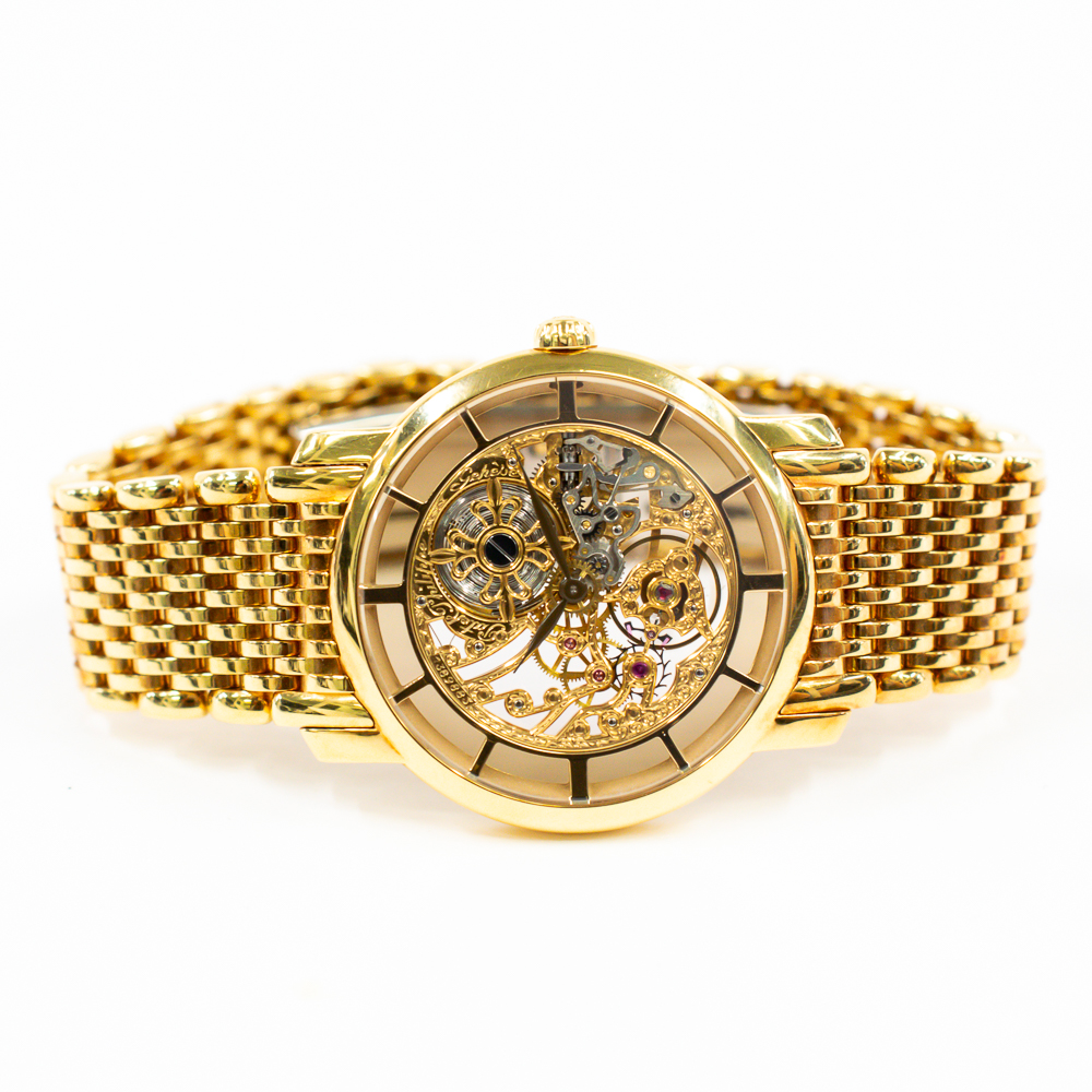Patek Philippe Calatrava Complications 7180/1J-001 31.5mm Skeleton Dial Yellow Gold Watch