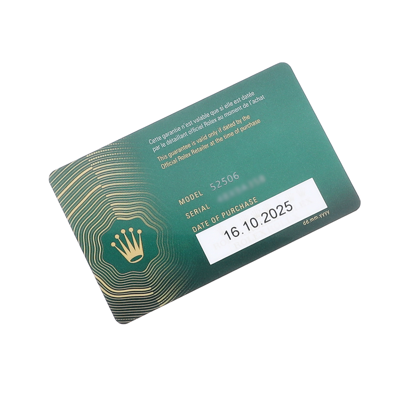 Rolex 1908 52506-0002 Ice Blue Dial Alligator Leather Strap Platinum Watch 2025