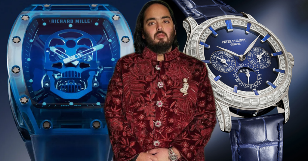 Anant Ambani watches