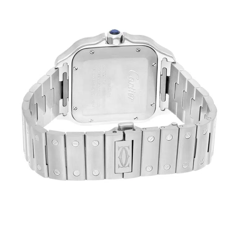 Cartier Santos WSSA0064 2025 39.8mm Stainless Steel Brown Sunray Dial Watch – image 8