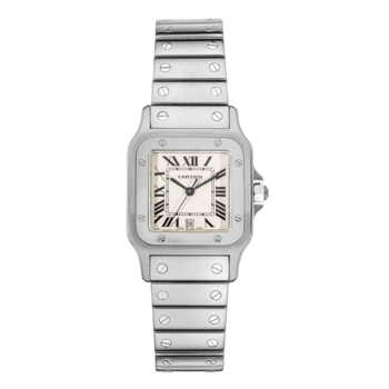 Cartier Santos Galbée W20018D6 29mm Ladies Stainless Steel Watch