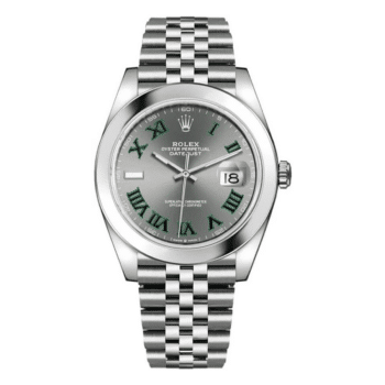 Rolex Datejust 41 126300-0014 Wimbledon Roman dial, Jubilee bracelet, stainless steel