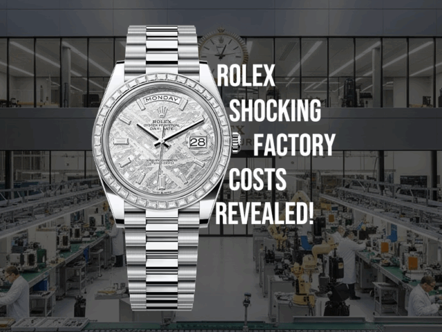 cost to make a rolex