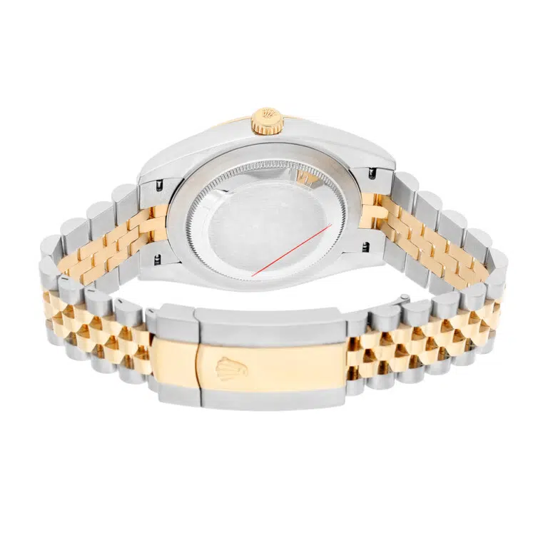 Rolex Datejust 126333 41 Fluted Bezel Champagne Diamond Dial Jubilee Bracelet Two Tone Watch – image 7