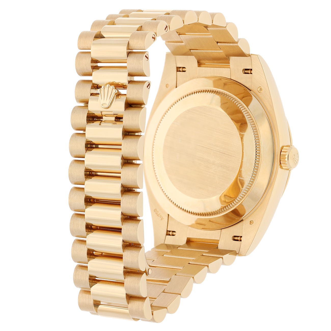 Rolex Day-Date 40 228238-0059 Fluted Bezel Onyx Dial President Bracelet Yellow Gold 2023