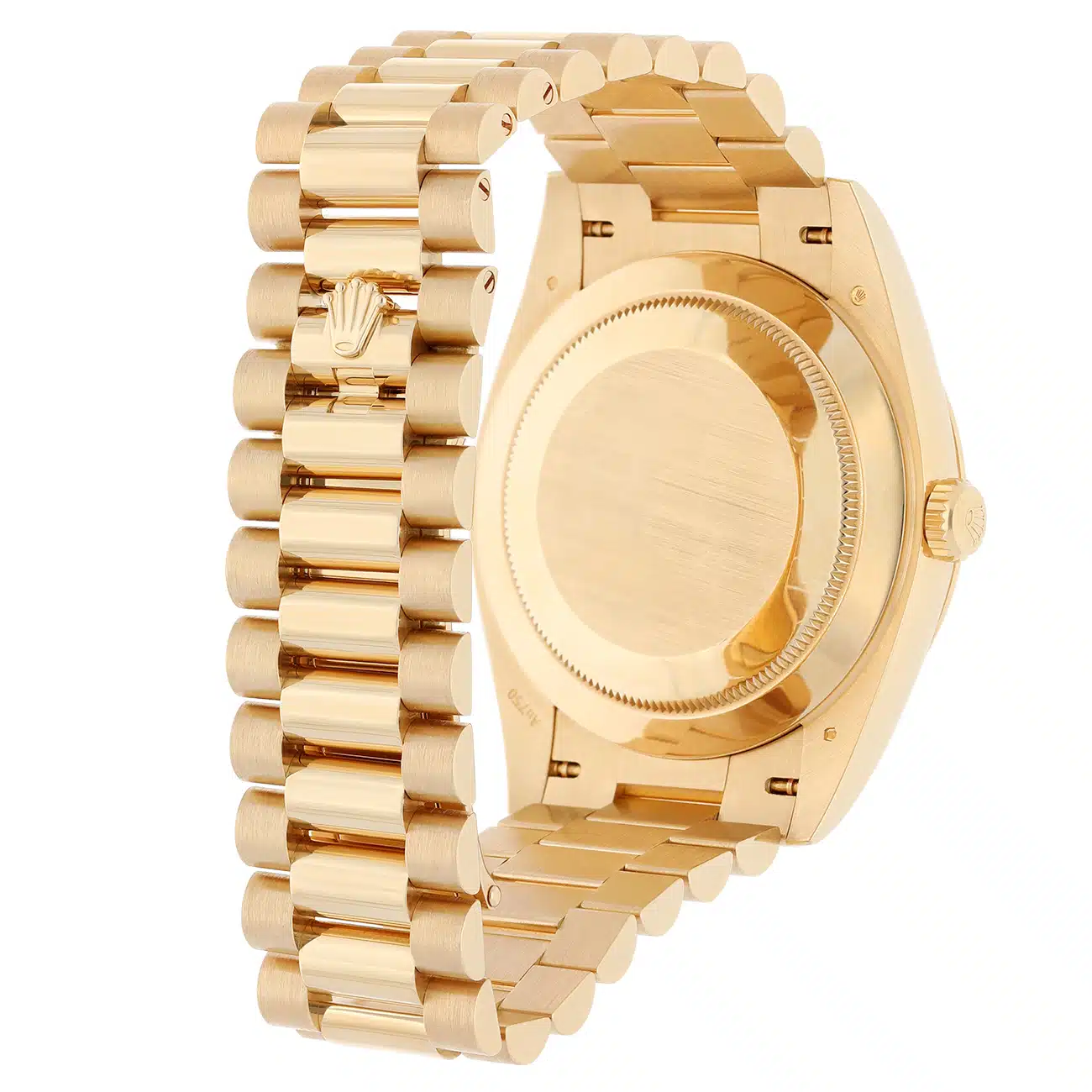 Rolex Day-Date 40 228238-0059 Fluted Bezel Onyx Dial President Bracelet Yellow Gold 2023 – image 8