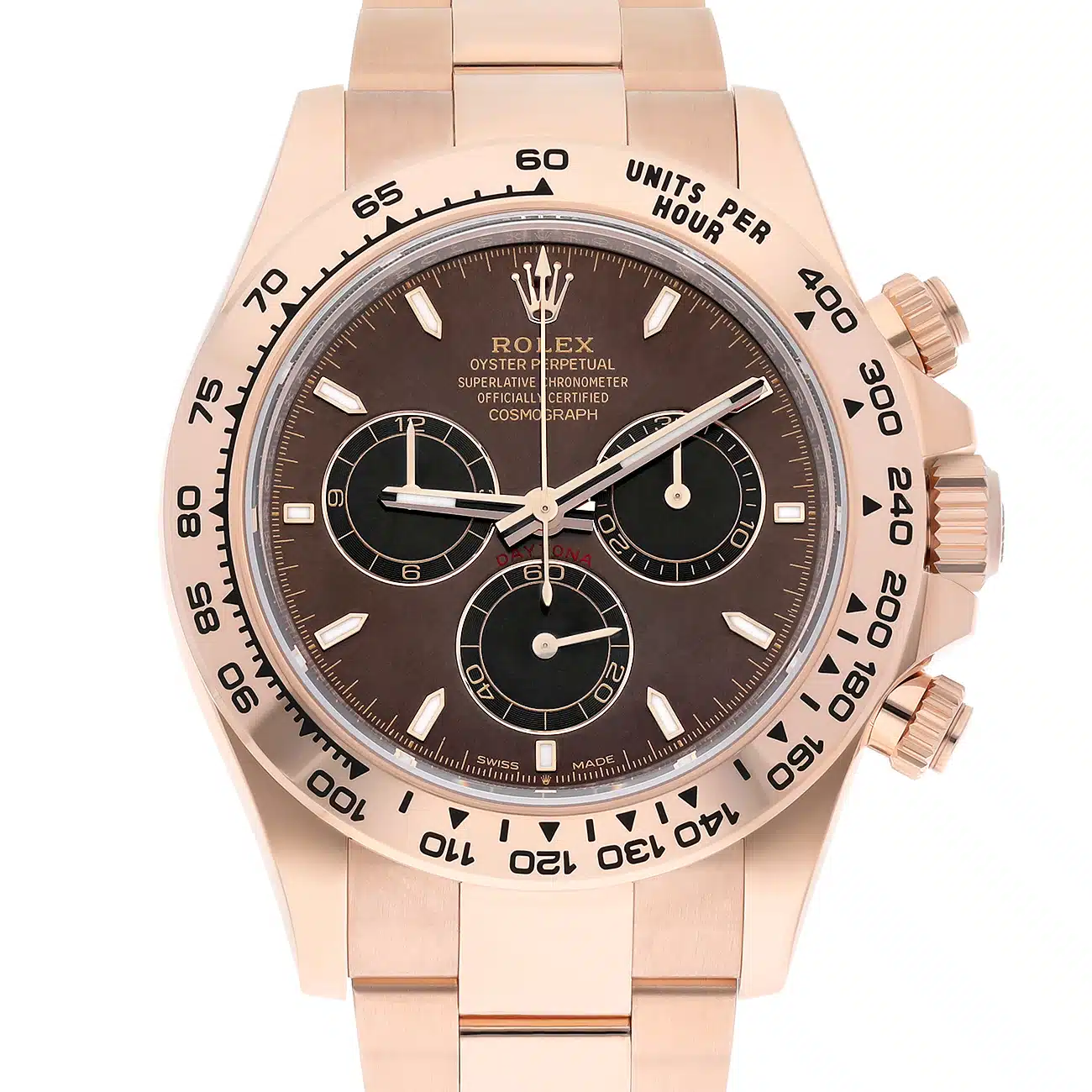 Rolex Daytona 126505-0005 40mm Rose Gold Oyster Bracelet Chocolate Dial Watch – image 3