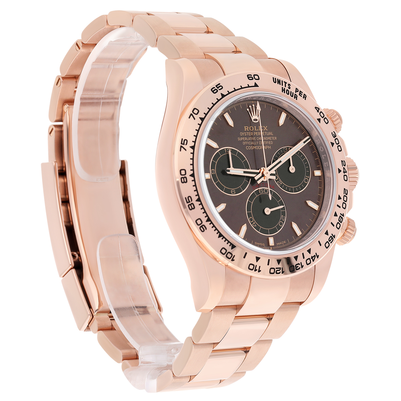 Rolex Daytona 126505-0005 40mm Rose Gold Oyster Bracelet Chocolate Dial Watch