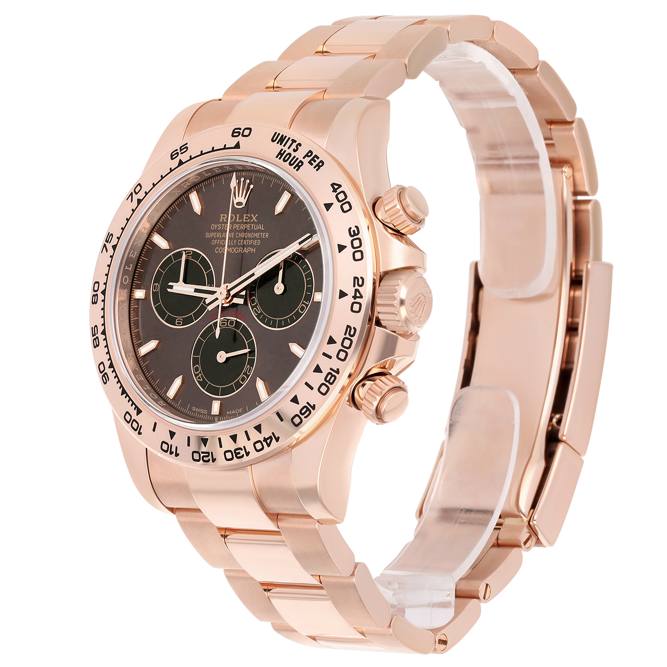 Rolex Daytona 126505-0005 40mm Rose Gold Oyster Bracelet Chocolate Dial Watch