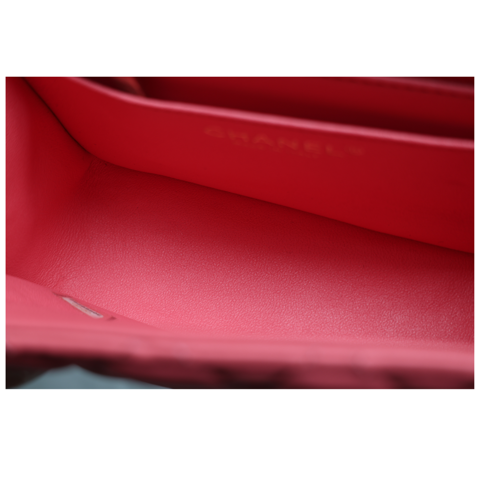 Chanel - Lambskin Quilted Mini Square Flap Pink (Pre-Owned) - Image 5