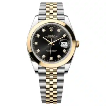 Rolex Datejust 41 126303-0006 bright black dial, Jubilee bracelet