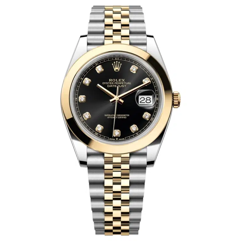 Rolex Datejust 41 126303-0006 bright black dial, Jubilee bracelet