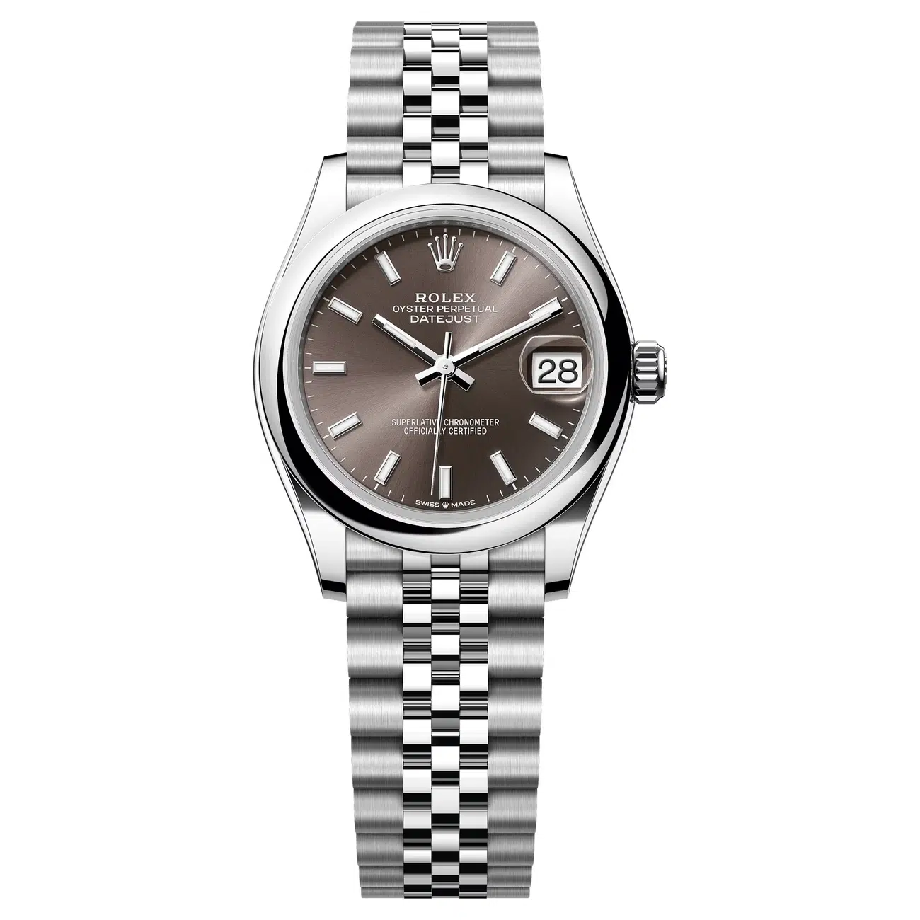 Rolex Datejust 278240-0010 Dark Grey Dial 31 MM Jubilee Bracelet