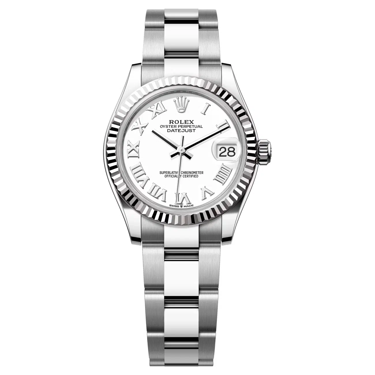 Rolex Datejust 278274-0009 White Dial 31 MM Oyster Bracelet