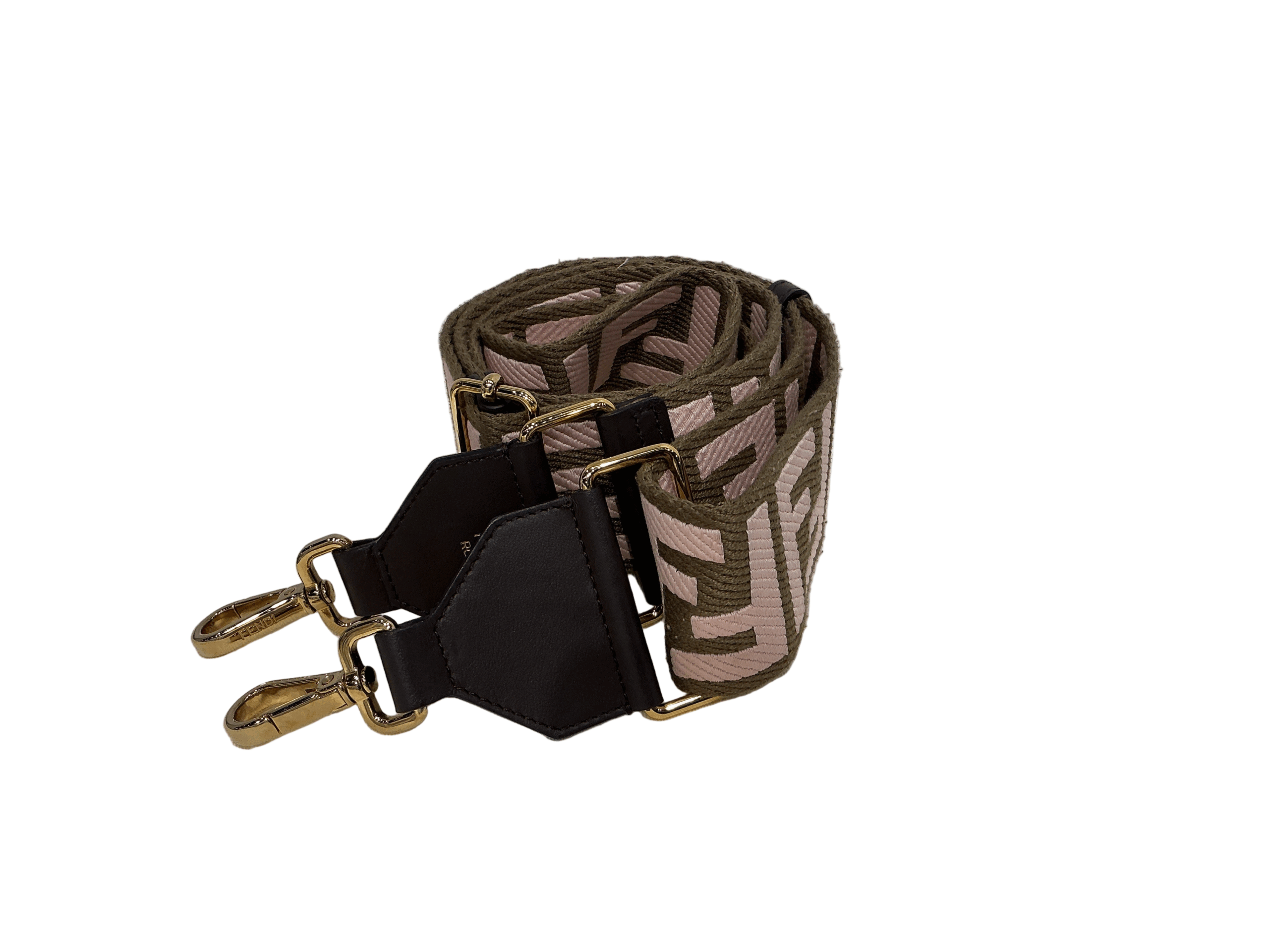 Fendi Pink Tan Strap