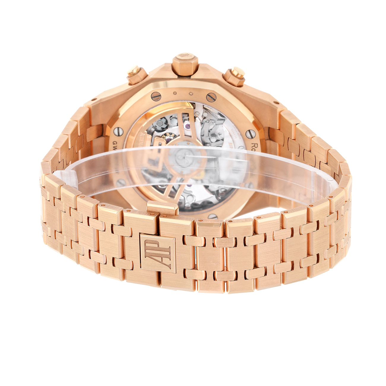 Audemars Piguet Royal Oak 26240OR.OO.1320OR.02 "50th Anniversary" 41mm Black Chronograph Dial Pink Gold Watch