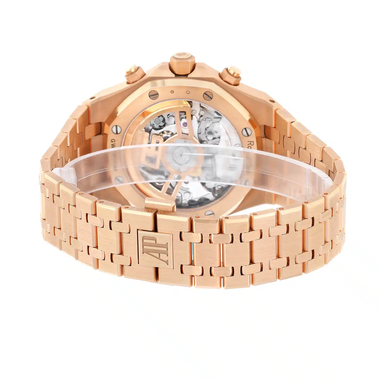 Audemars Piguet Royal Oak 26240OR.OO.1320OR.02 “50th Anniversary” 41mm Black Chronograph Dial Pink Gold Watch – image 8