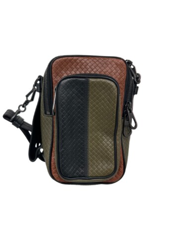 Bottega Veneta Micro Intrecciato Embossed Messenger