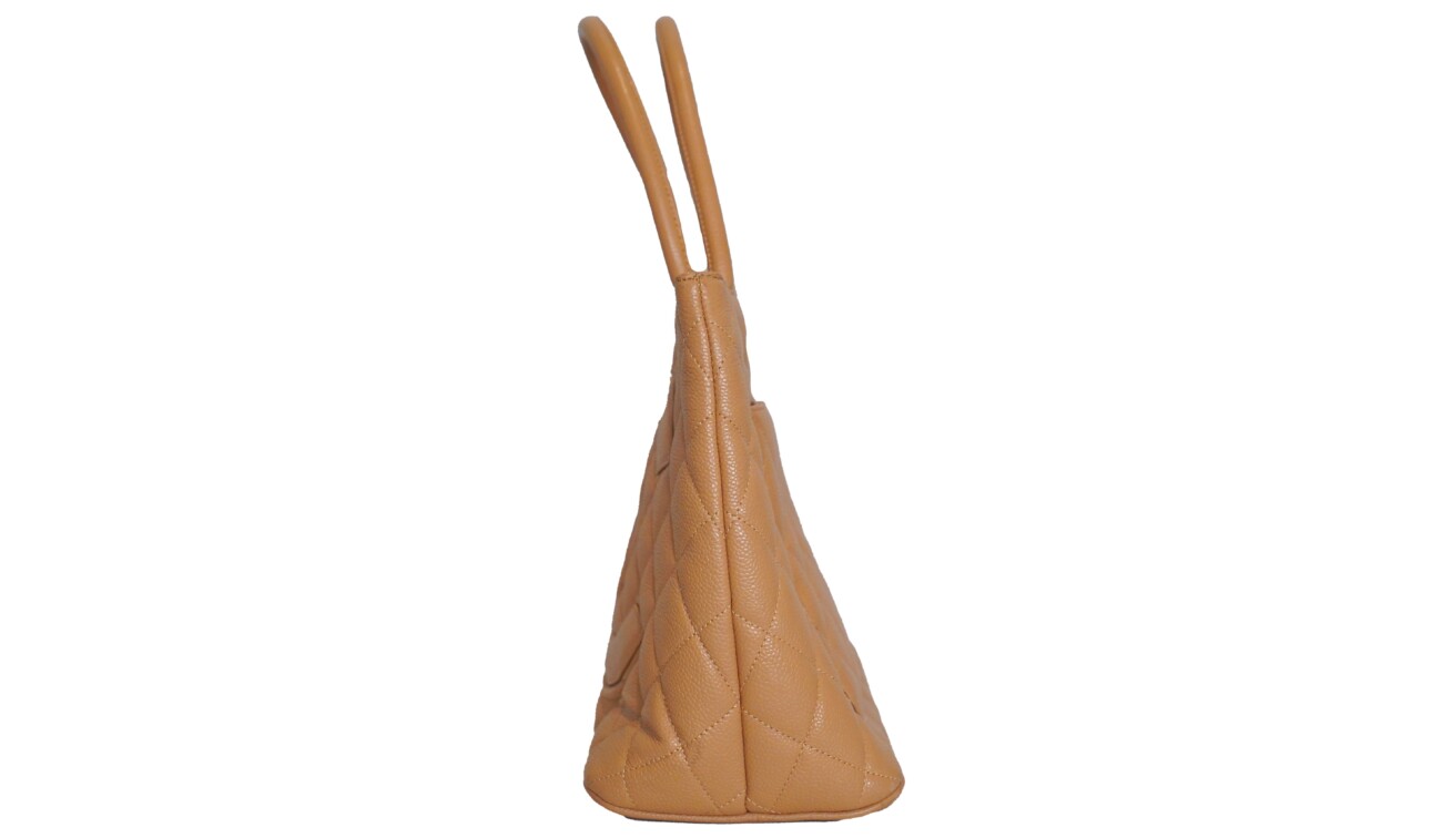 Chanel Tote Tan Medallion