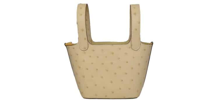 Hermes Picotin 18 Lock Vanille Ostrich - Image 2
