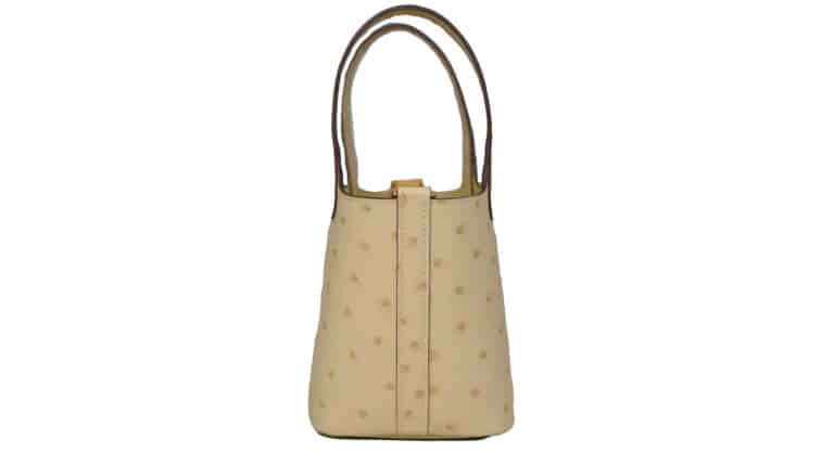 Hermes Picotin 18 Lock Vanille Ostrich - Image 3