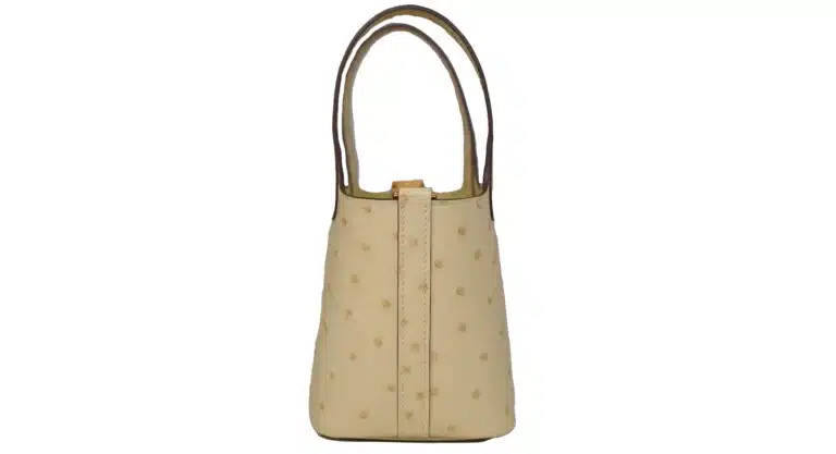 Hermes Picotin 18 Lock Vanille Ostrich – image 3