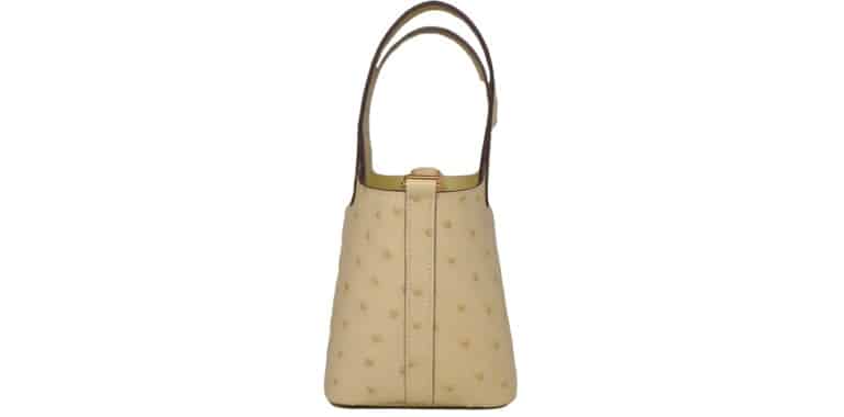 Hermes Picotin 18 Lock Vanille Ostrich - Image 4