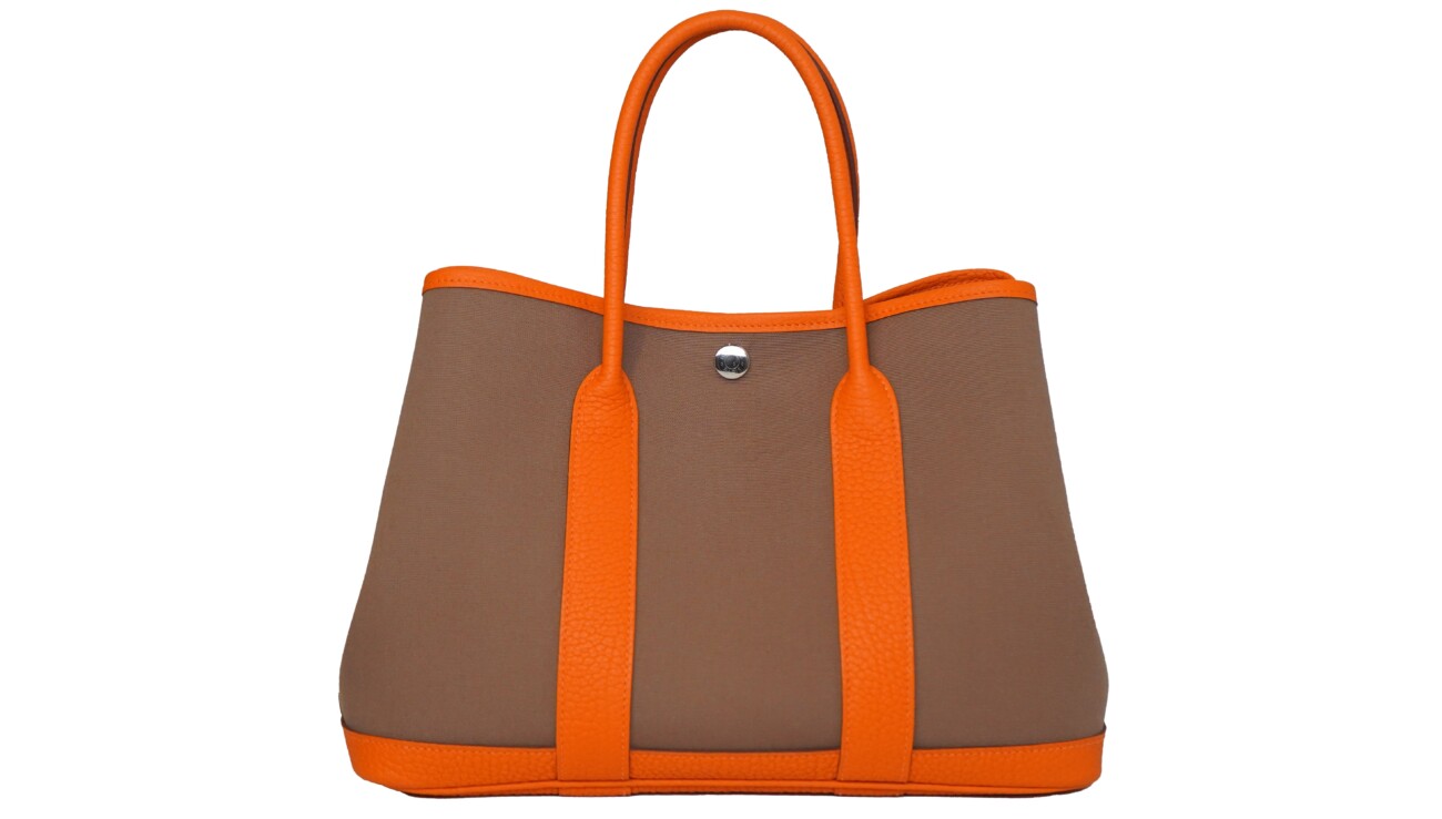 Hermes Orange Garden Tote