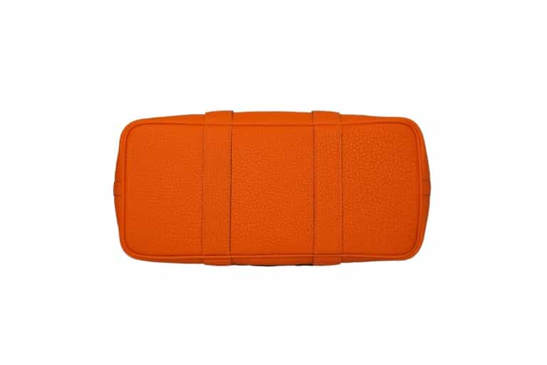 Hermes Orange Garden Tote - Image 5
