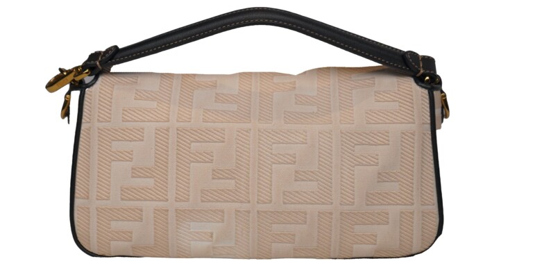 Fendi Canvas Baguette FF Embroidery - Image 2
