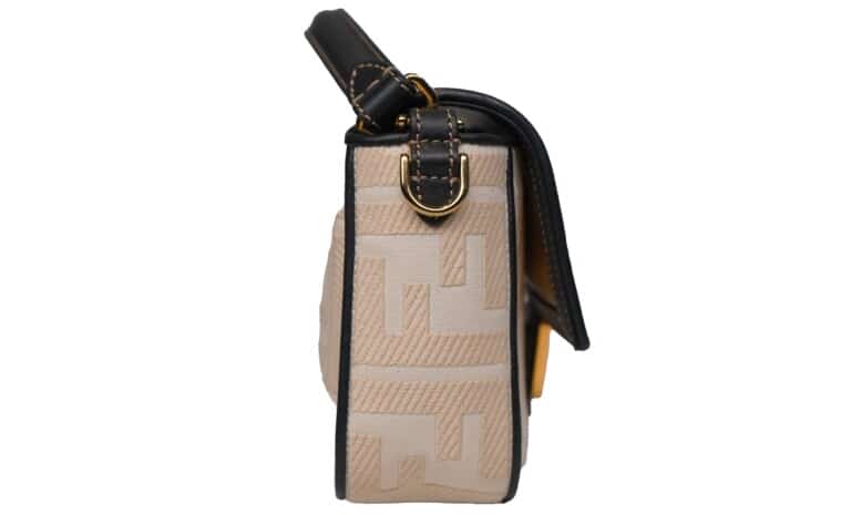 Fendi Canvas Baguette FF Embroidery - Image 3